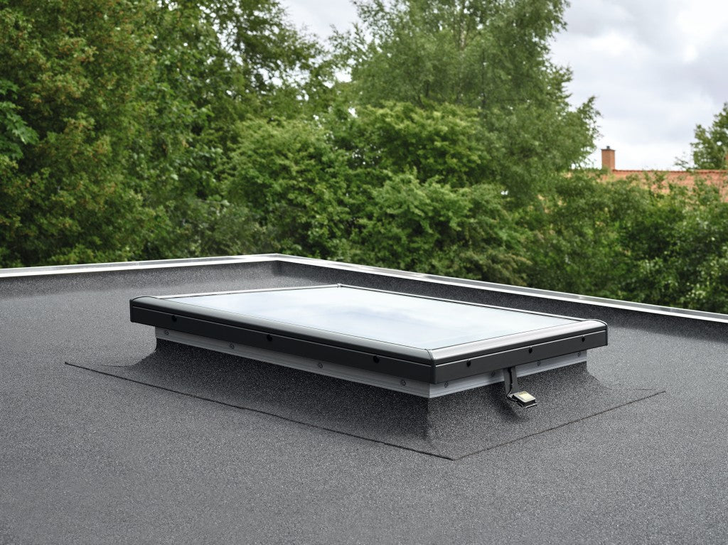 velux solar-hitzeschutz-markise für flachdach-fenster Velux Flachdachfenster FLACH-GLAS CVU/CFU (2-Fach Verglasung)